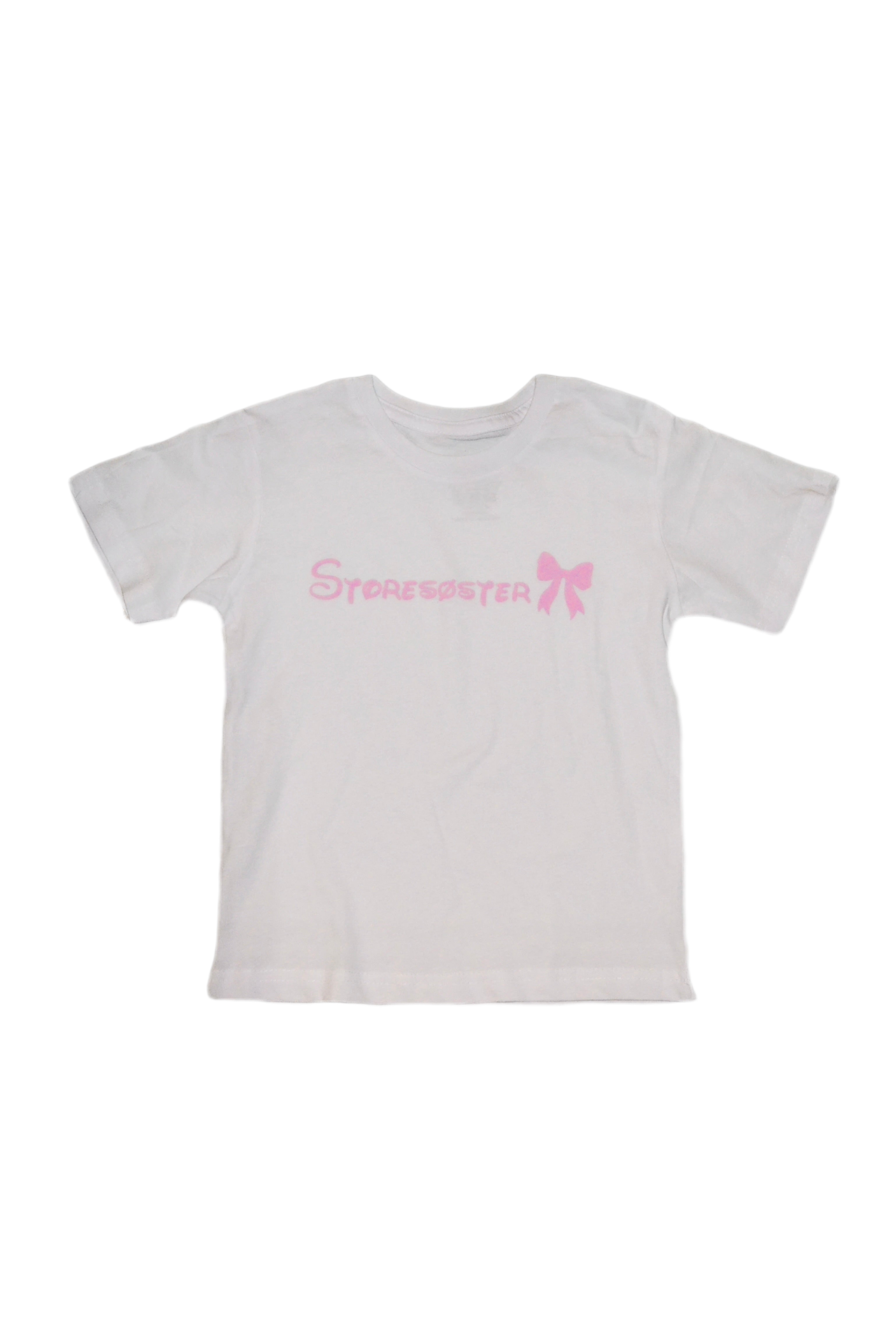 Storesøster el. Storebror hvid t-shirt