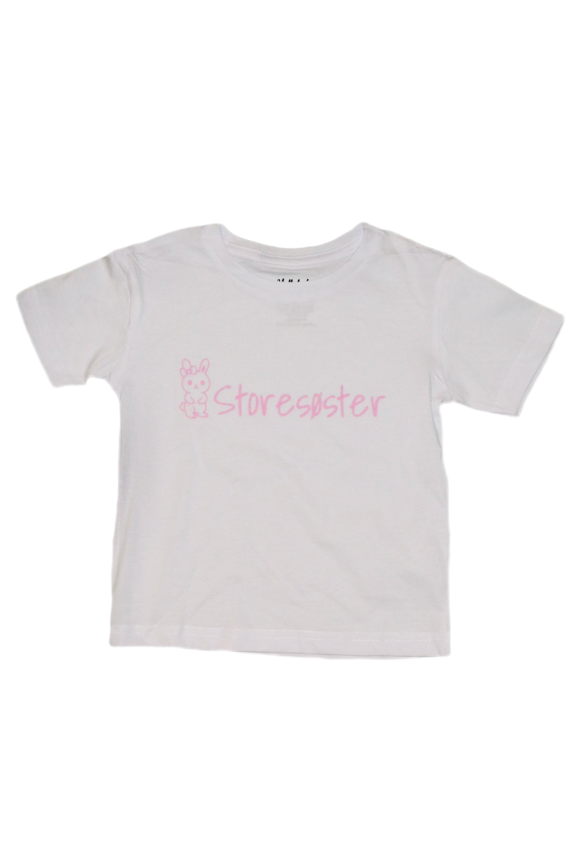 Storesøster el. Storebror hvid t-shirt