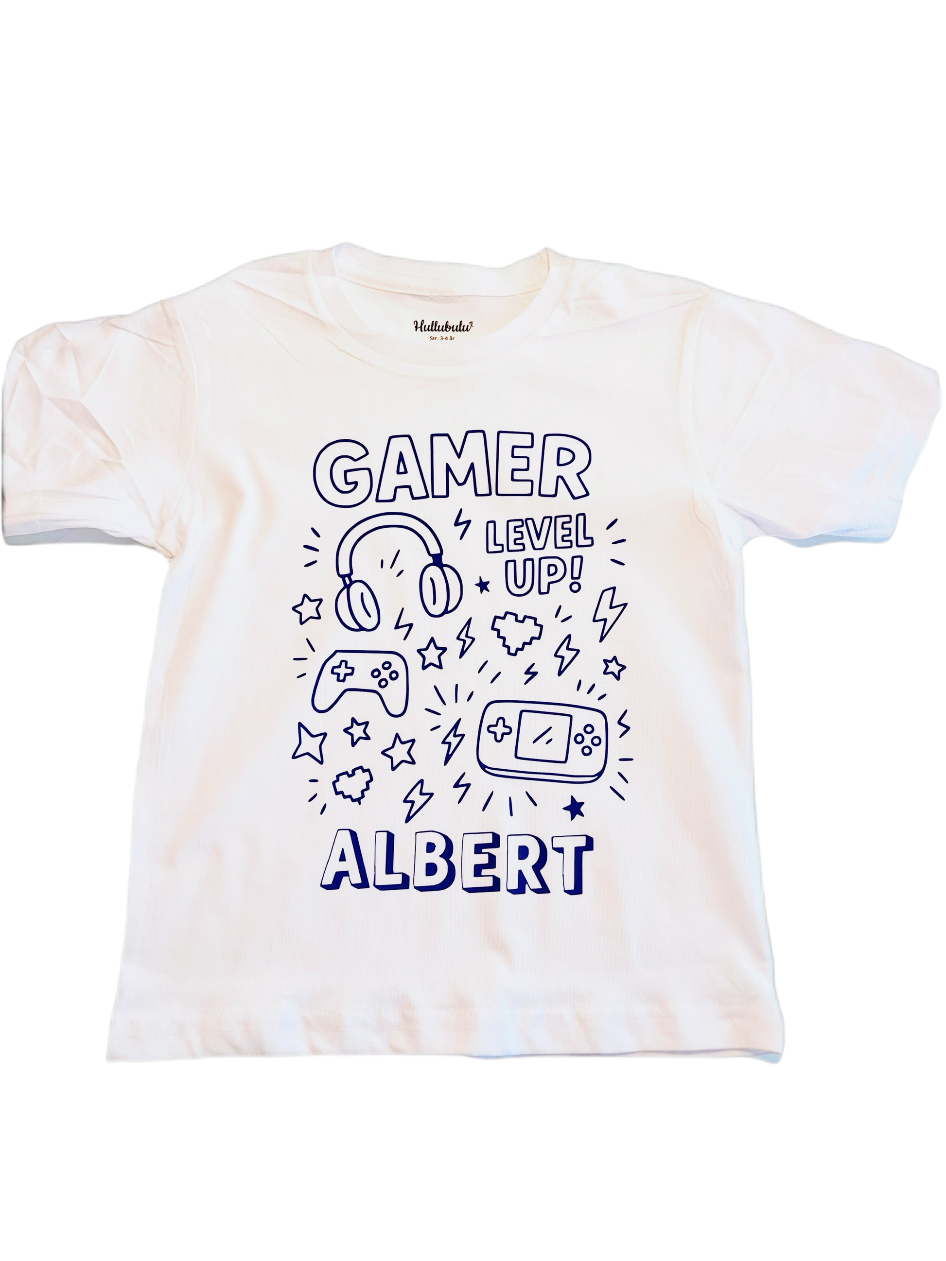 En hvid Farvelæg T-shirt + tusser