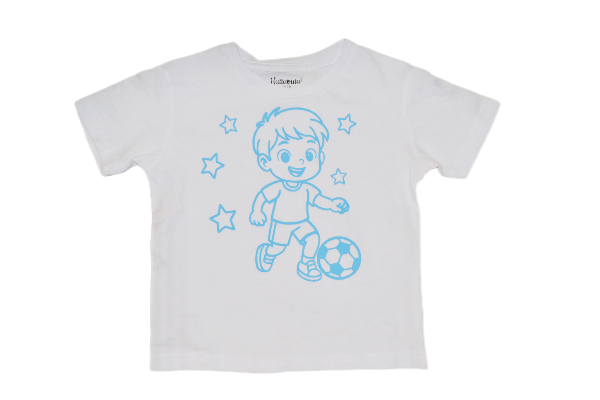 2 stk farvelæg t-shirt med en pakke tusser