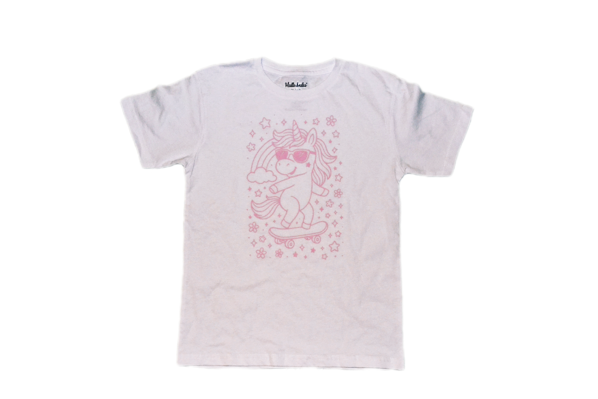 En hvid Farvelæg T-shirt + tusser