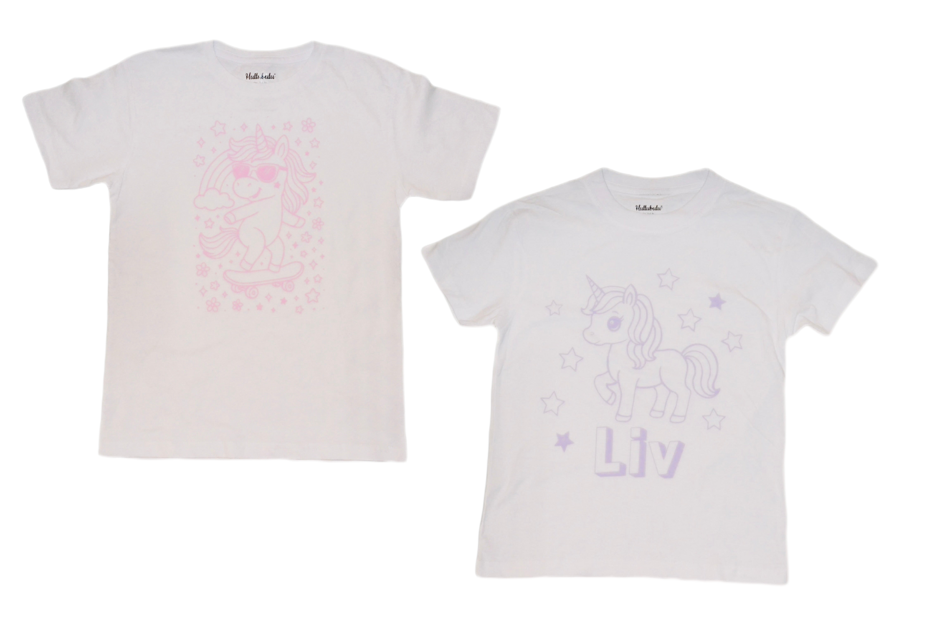 2 stk farvelæg t-shirt med en pakke tusser