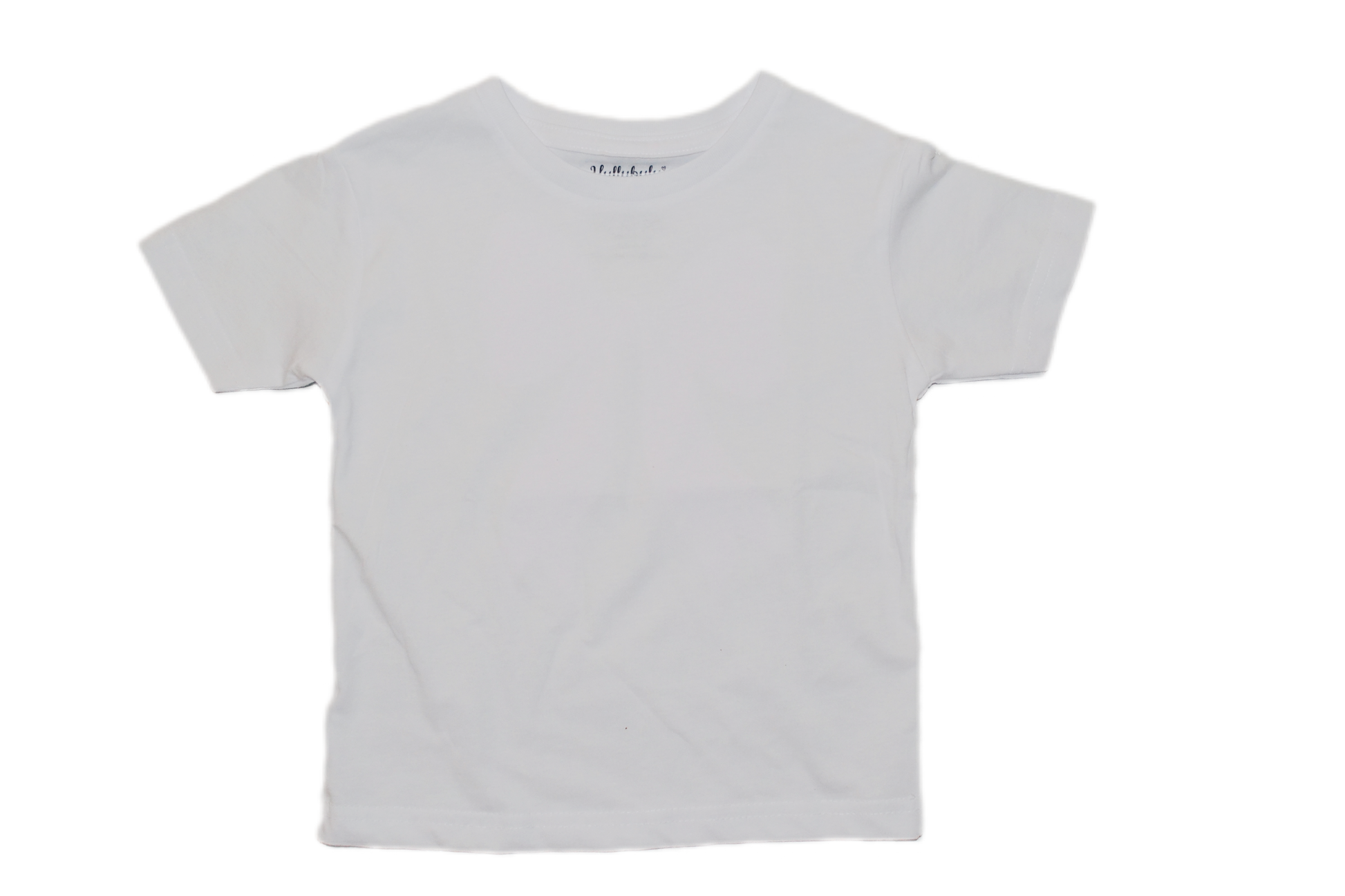 Hvid T-shirt med mulighed for at få navn på