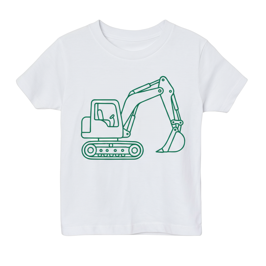 En hvid Farvelæg T-shirt + tusser