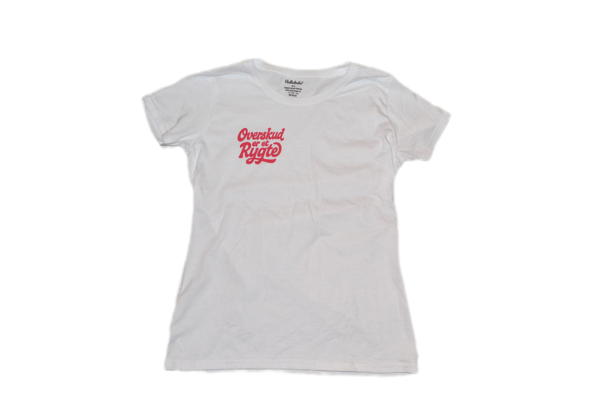 t-shirt med citat overskud er et rygte unisex model