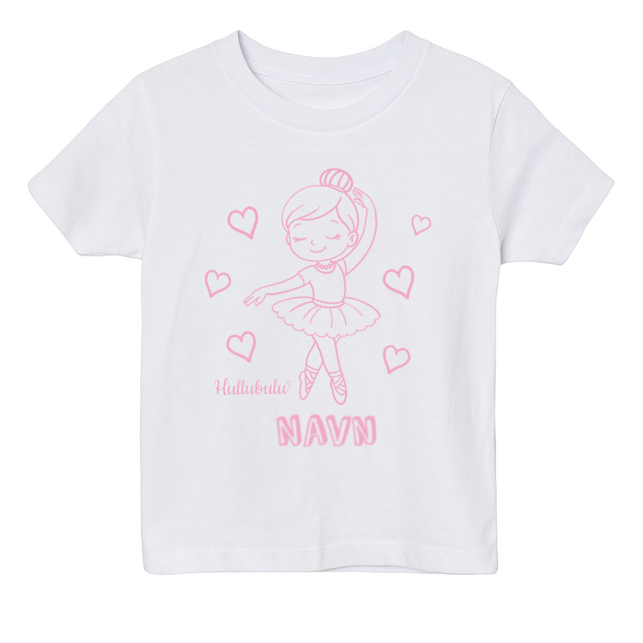 Farvelæg t-shirt - Ballerina (inkl. tusser