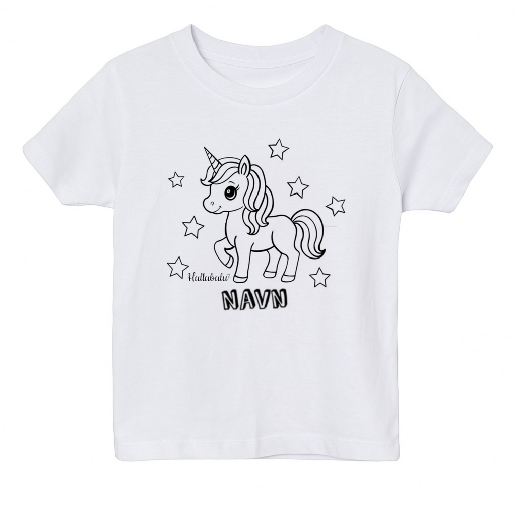 2 stk farvelæg t-shirt med en pakke tusser