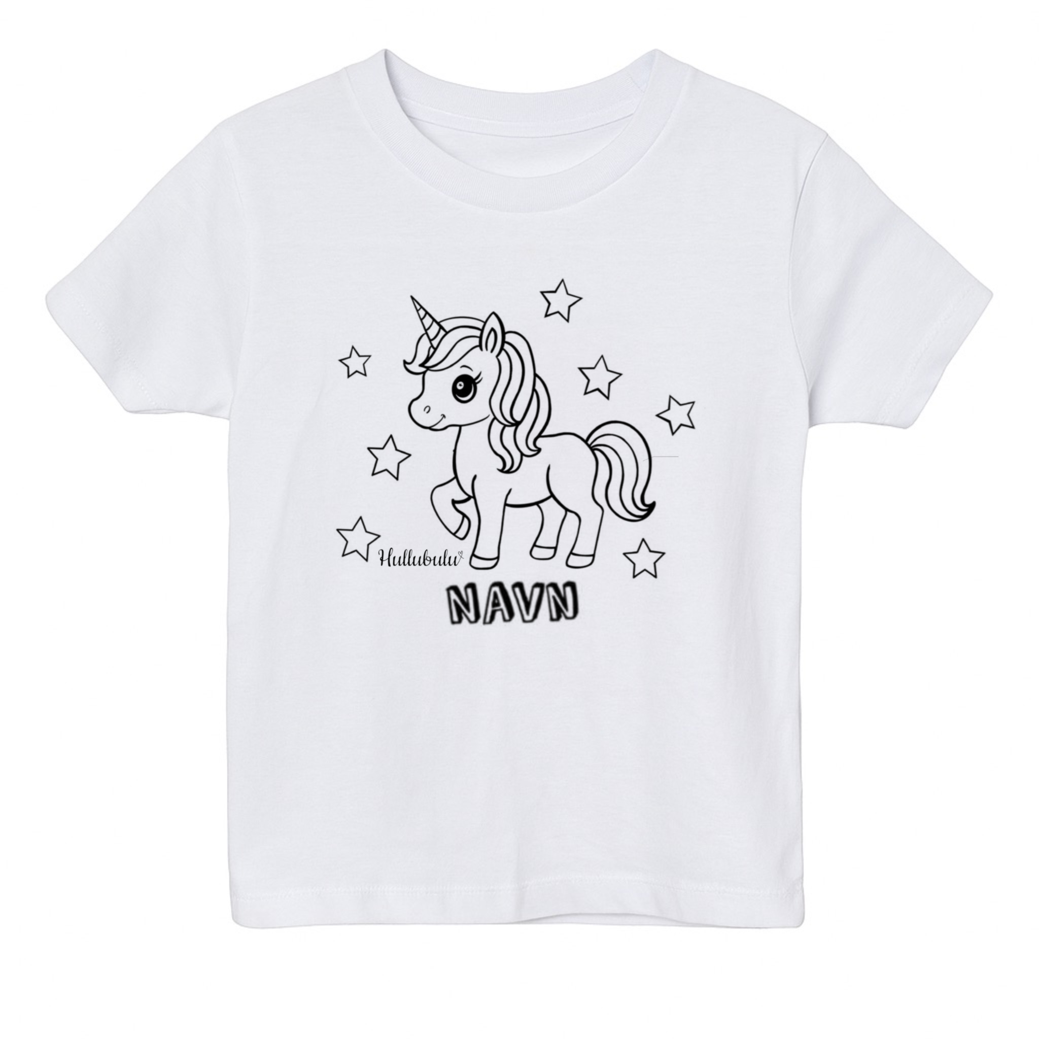 2 stk farvelæg t-shirt med en pakke tusser