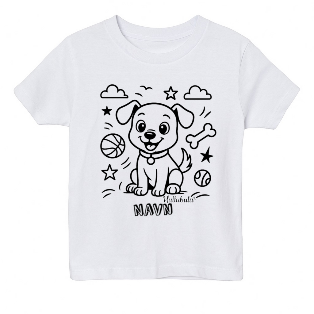 2 stk farvelæg t-shirt med en pakke tusser