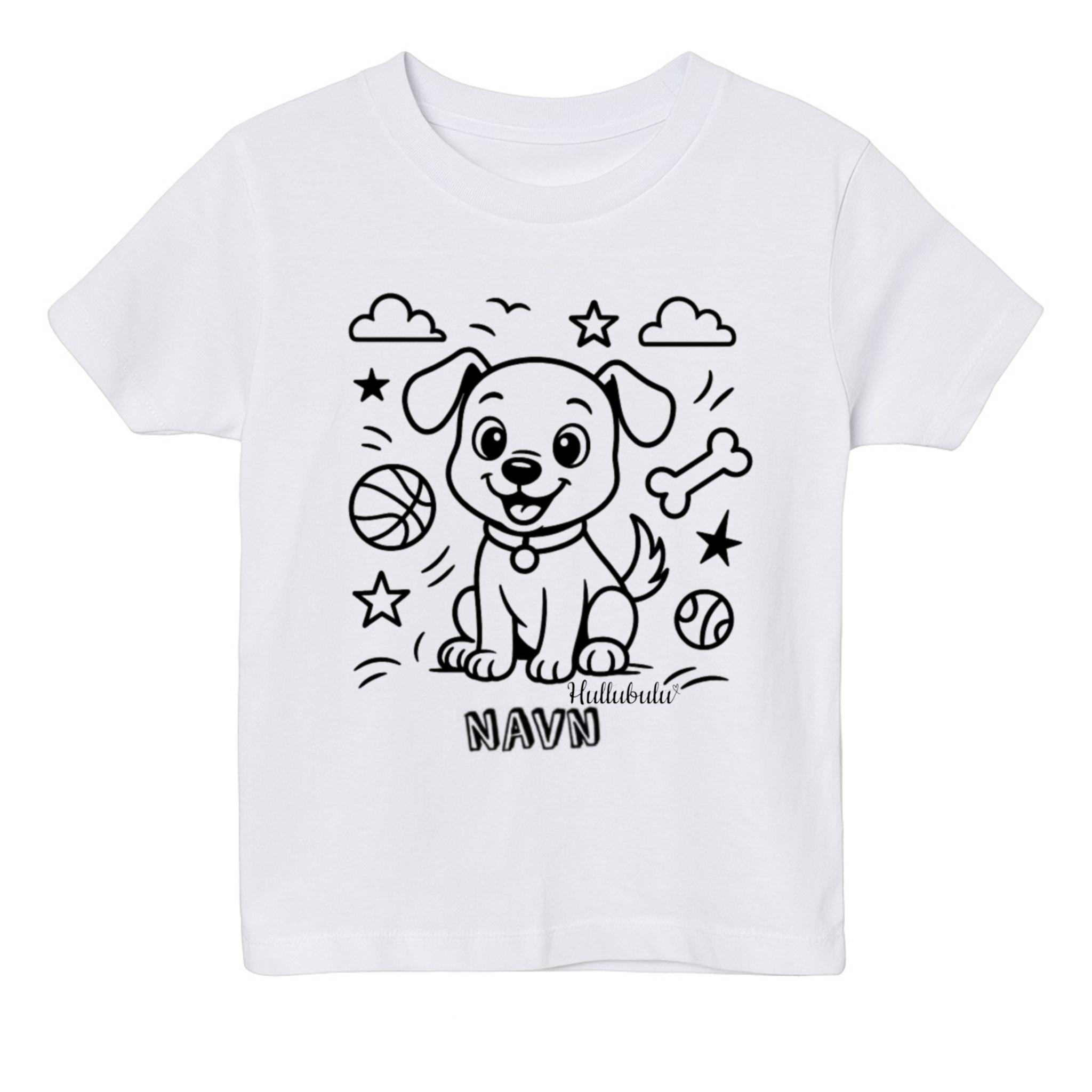 2 stk farvelæg t-shirt med en pakke tusser