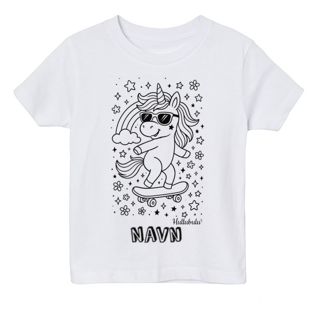 2 stk farvelæg t-shirt med en pakke tusser