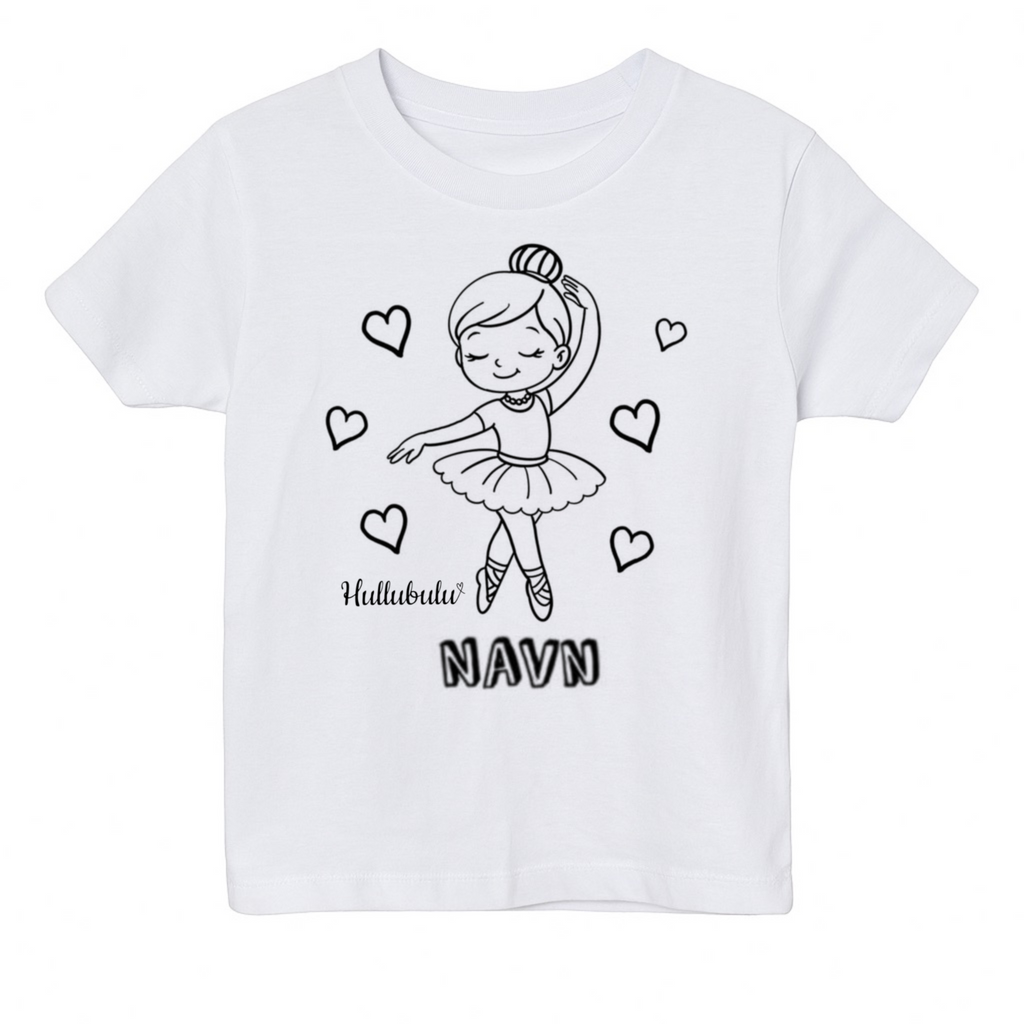 2 stk farvelæg t-shirt med en pakke tusser