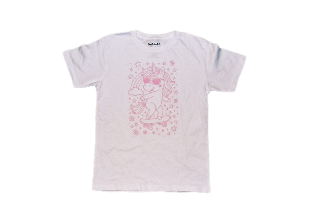2 stk farvelæg t-shirt med en pakke tusser