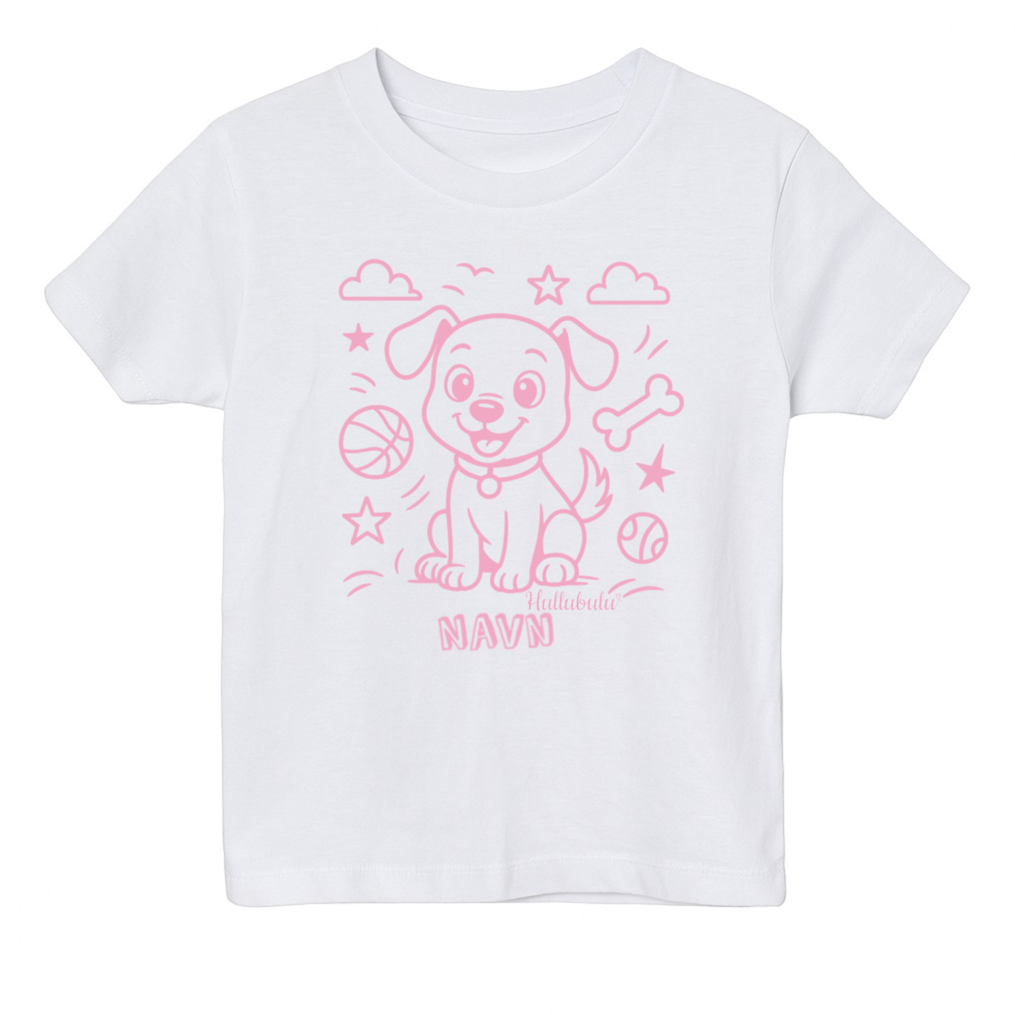 Farvelæg t-shirt - Hund (inkl. tusser)
