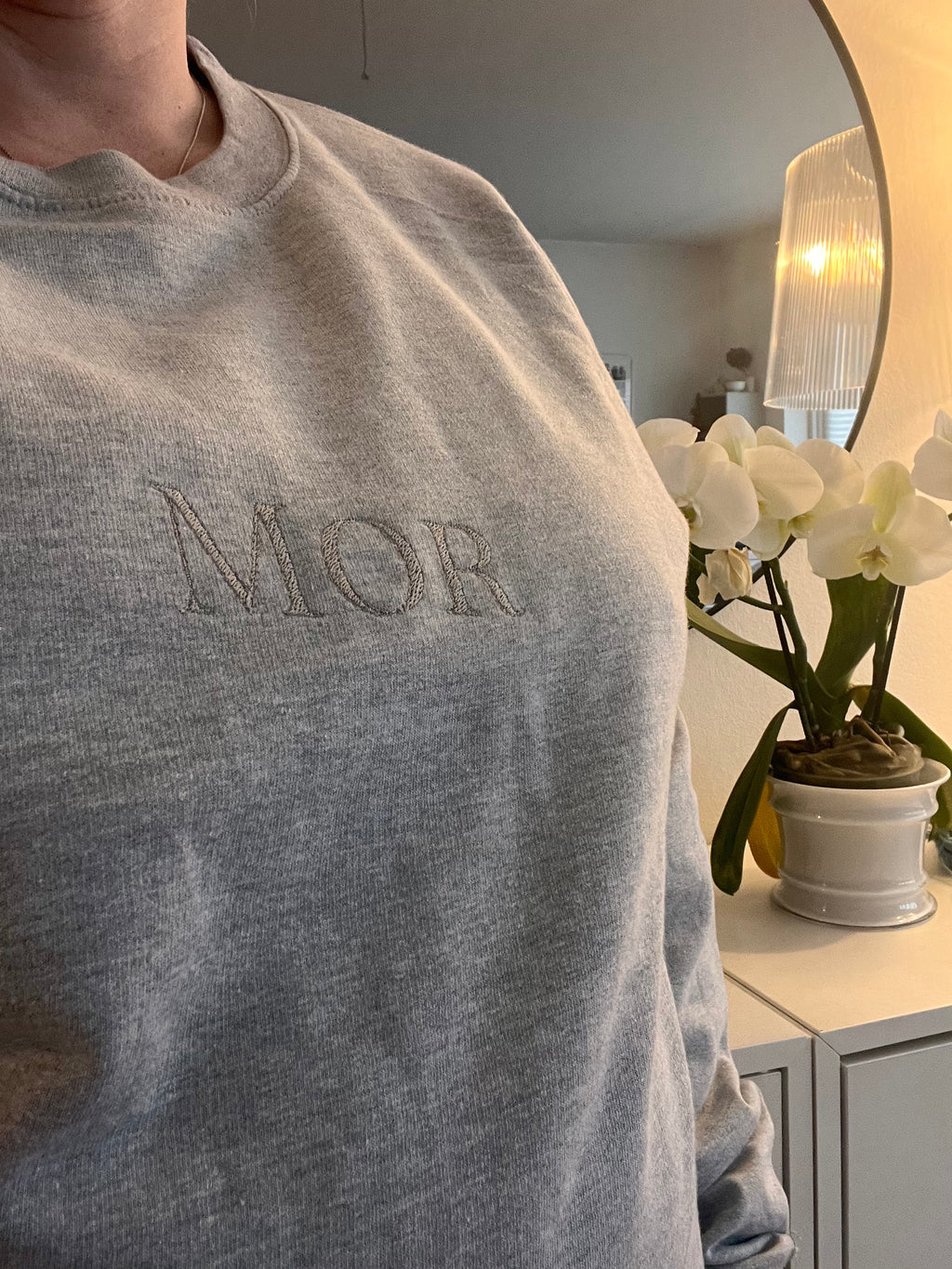 Broderet mor sweatshirt