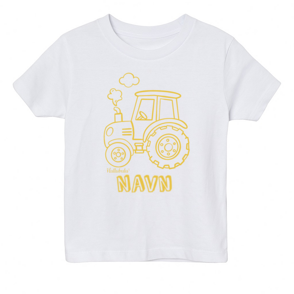 Farvelæg t-shirt - Traktor (inkl. tusser)