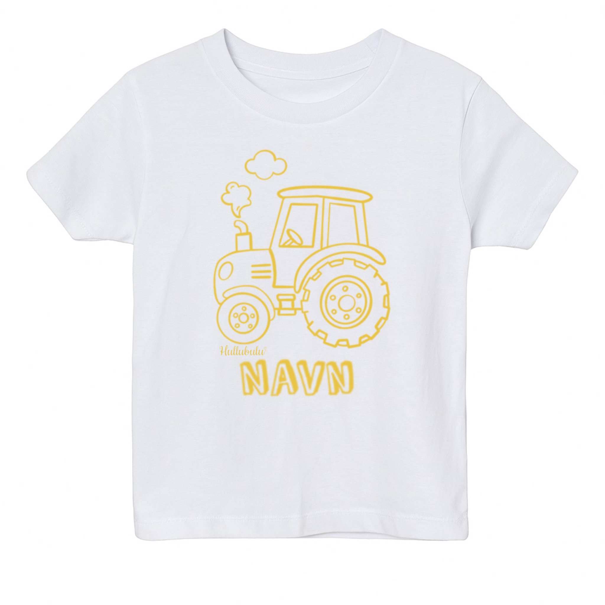 Farvelæg t-shirt - Traktor (inkl. tusser)