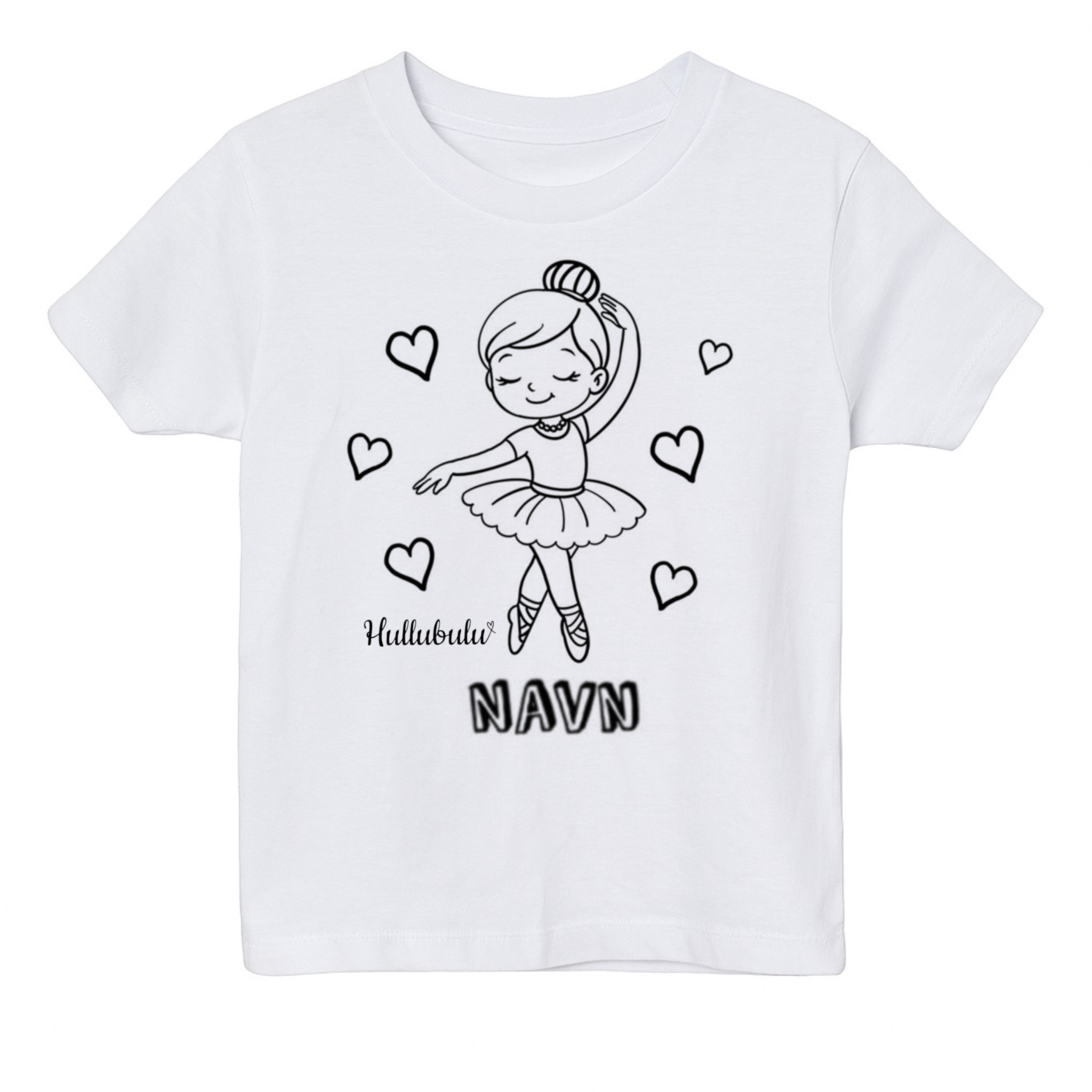 Farvelæg t-shirt - Ballerina (inkl. tusser