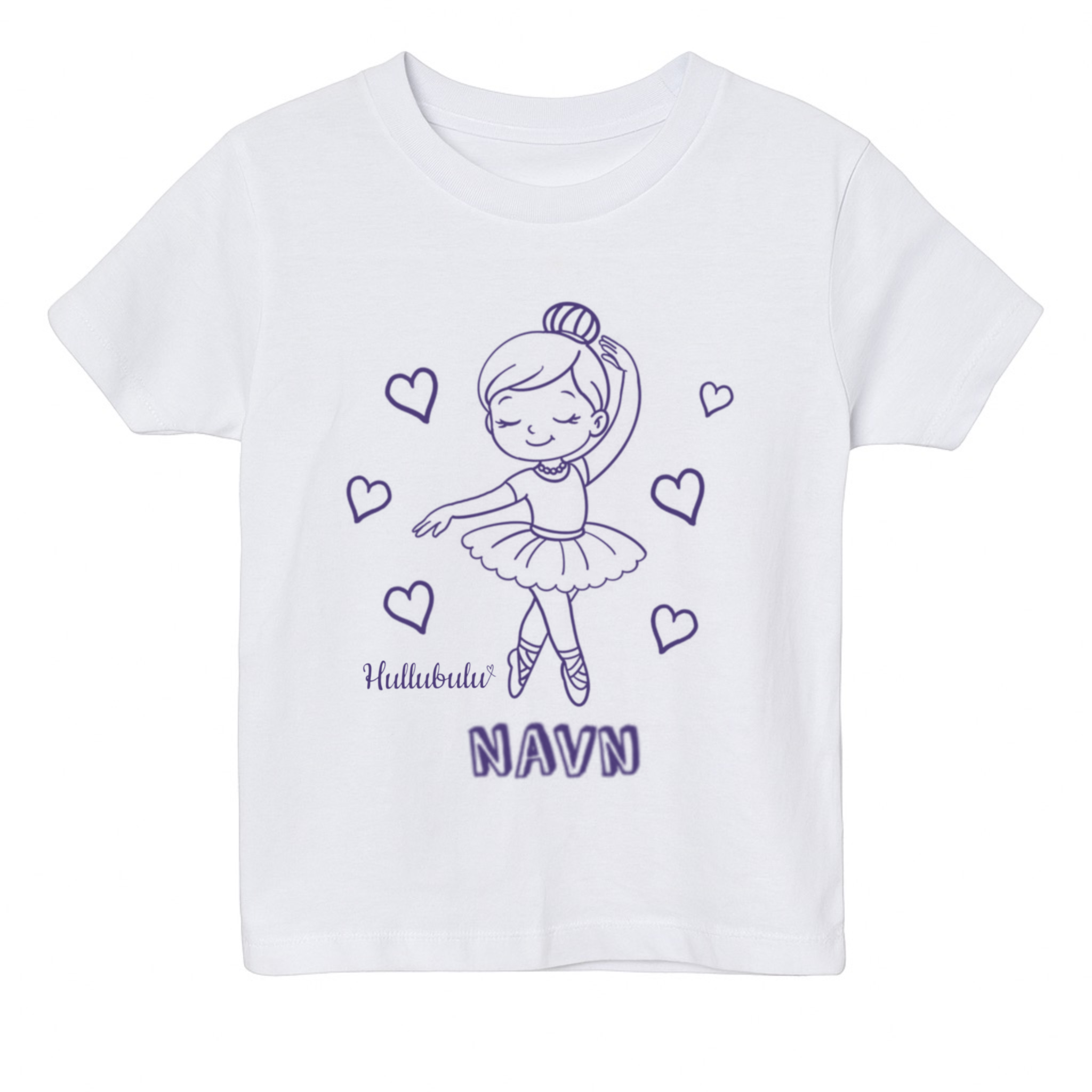 Farvelæg t-shirt - Ballerina (inkl. tusser