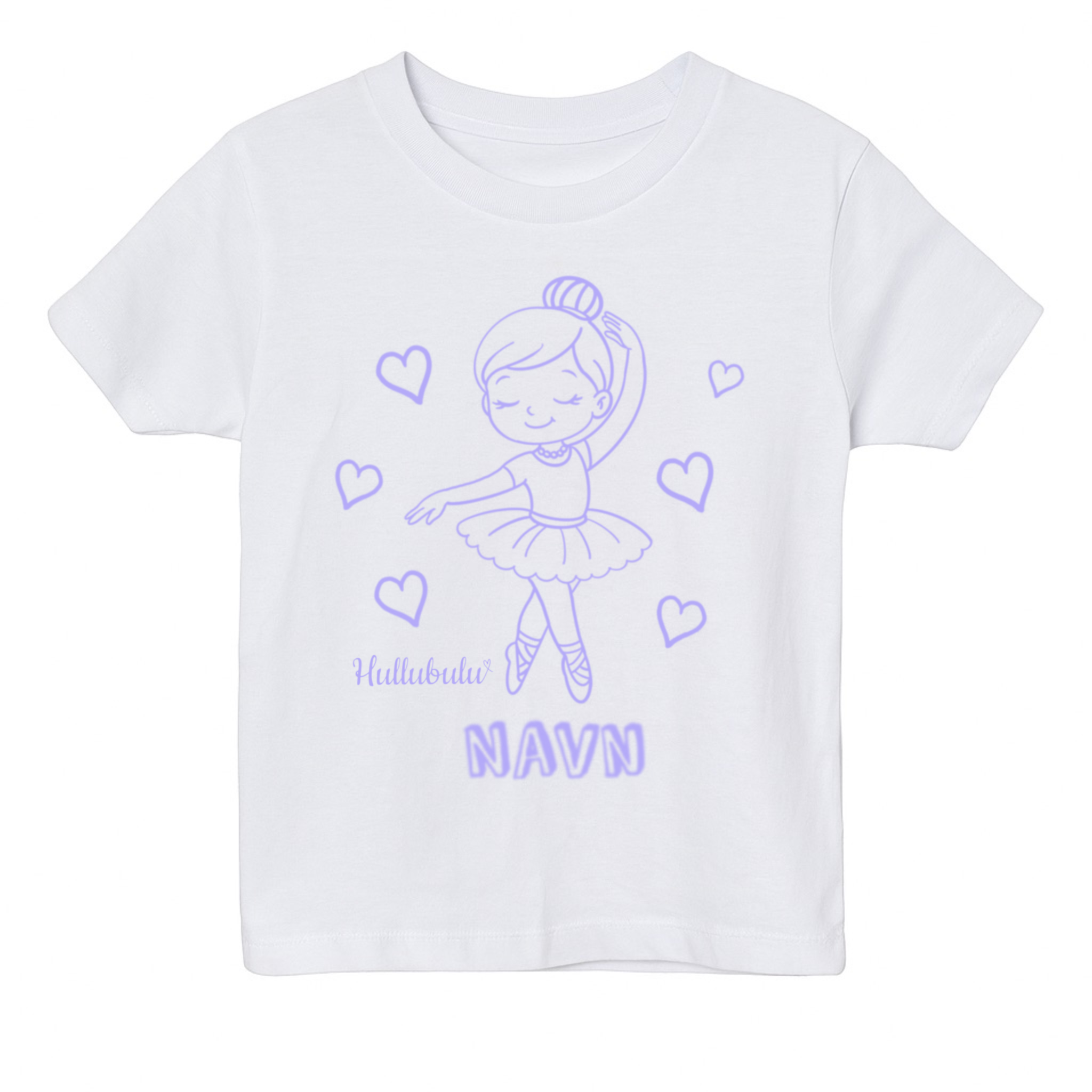 Farvelæg t-shirt - Ballerina (inkl. tusser