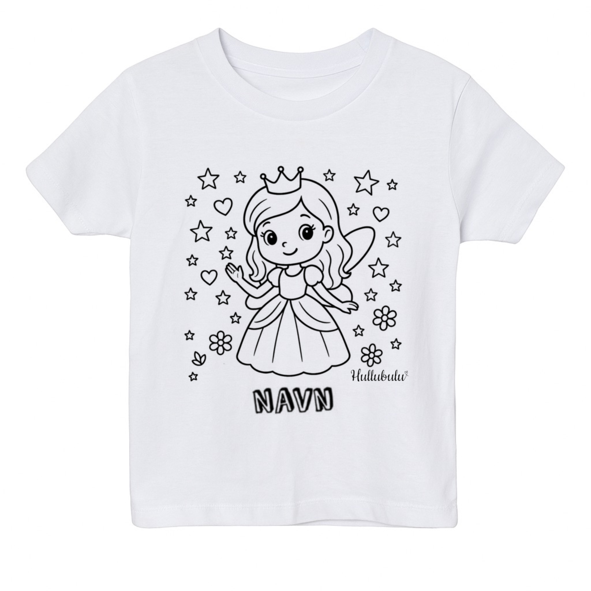 2 stk farvelæg t-shirt med en pakke tusser