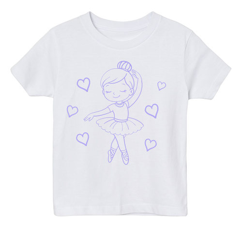 2 stk farvelæg t-shirt med en pakke tusser
