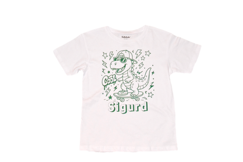 En hvid Farvelæg T-shirt + tusser