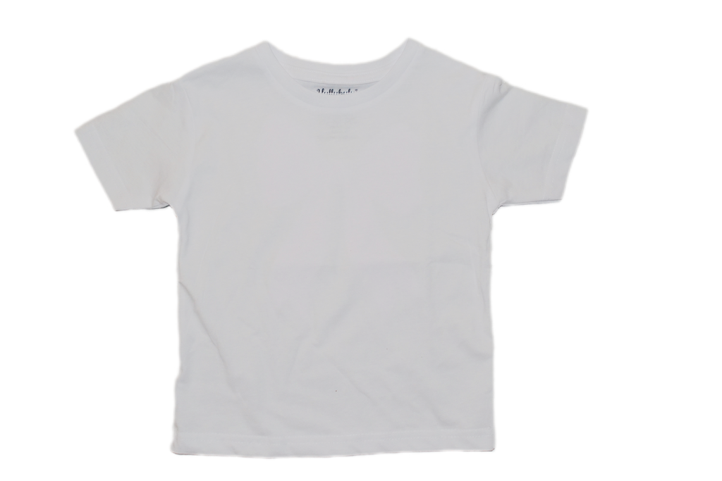 Hvid T-shirt med mulighed for at få navn på