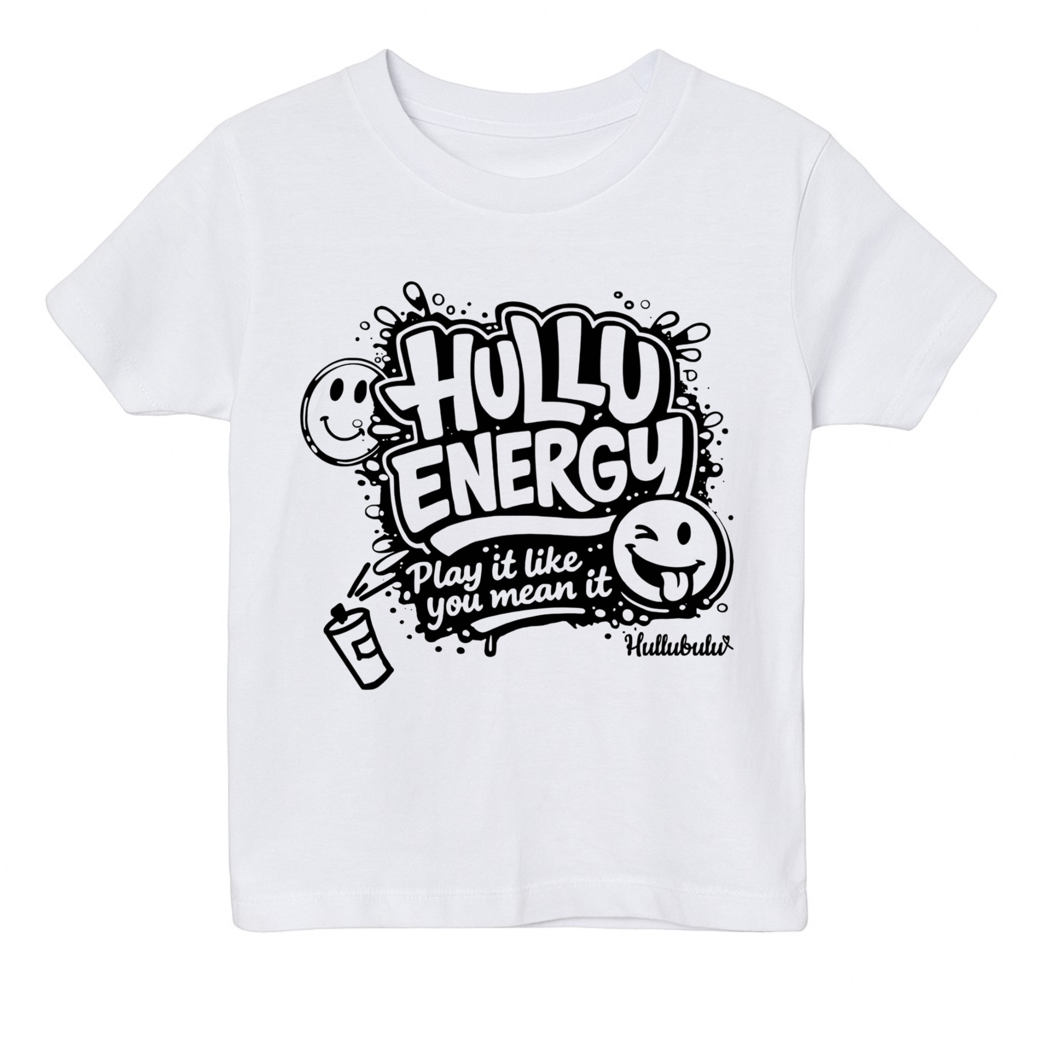 Farvelæg t-shirt - Hullu energy (inkl. tusser)
