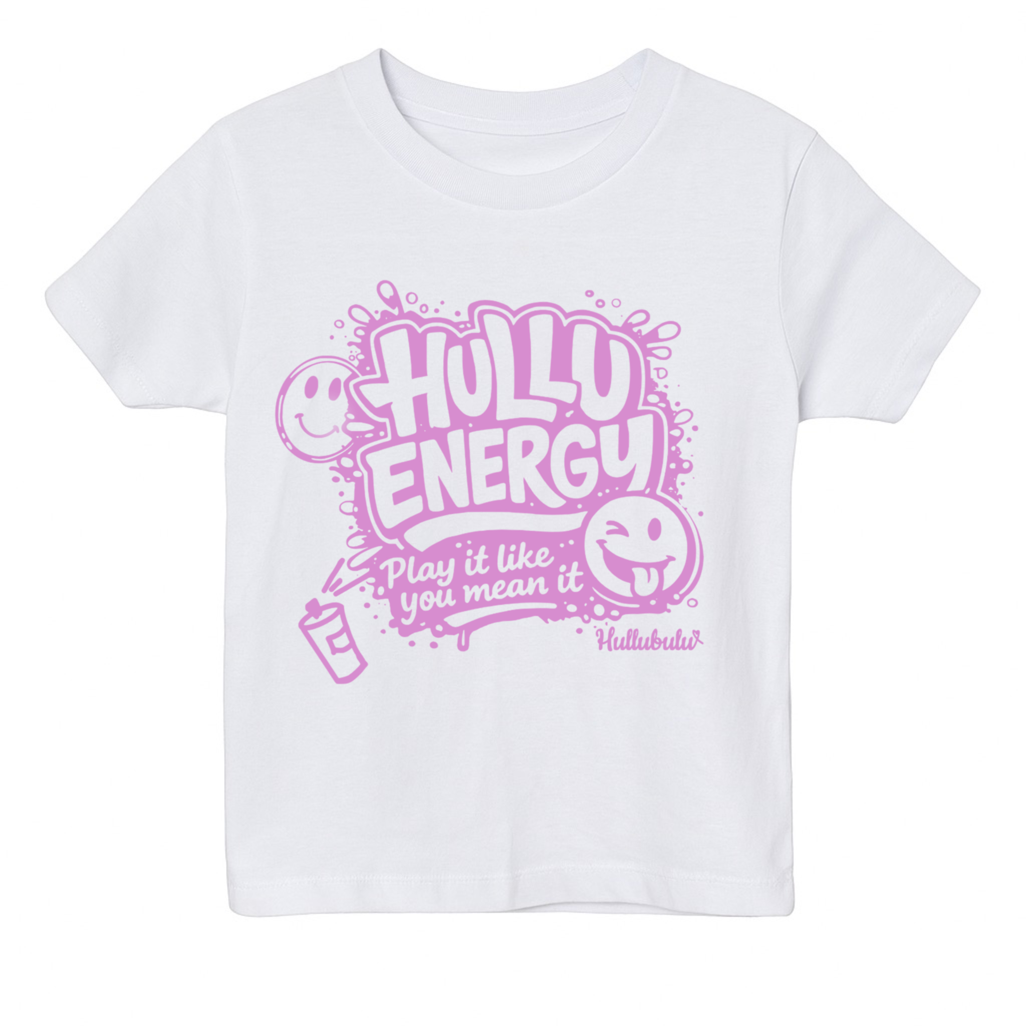 Farvelæg t-shirt - Hullu energy (inkl. tusser)