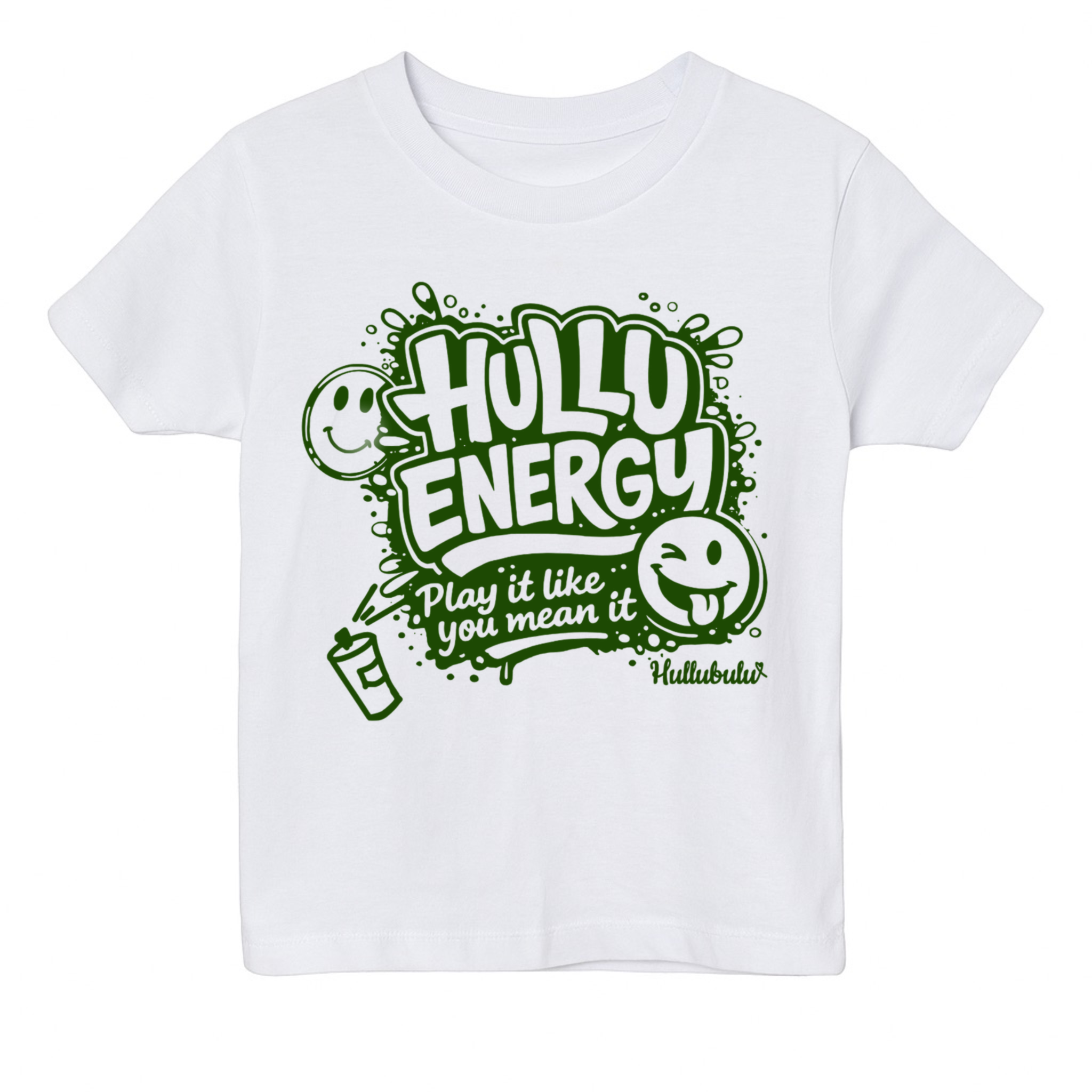Farvelæg t-shirt - Hullu energy (inkl. tusser)