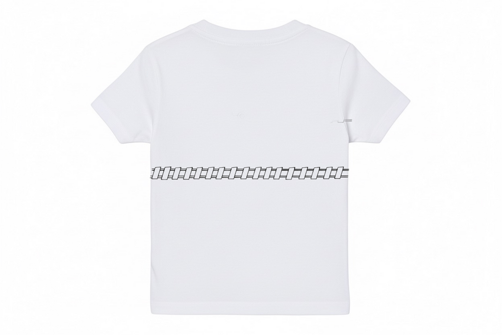 Farvelæg t-shirt - tog (inkl. tusser)