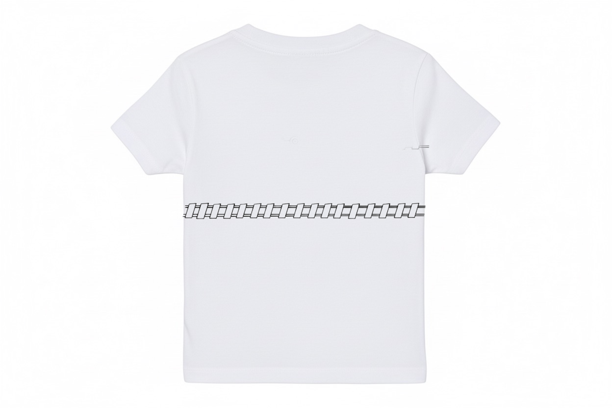 Farvelæg t-shirt - tog (inkl. tusser)