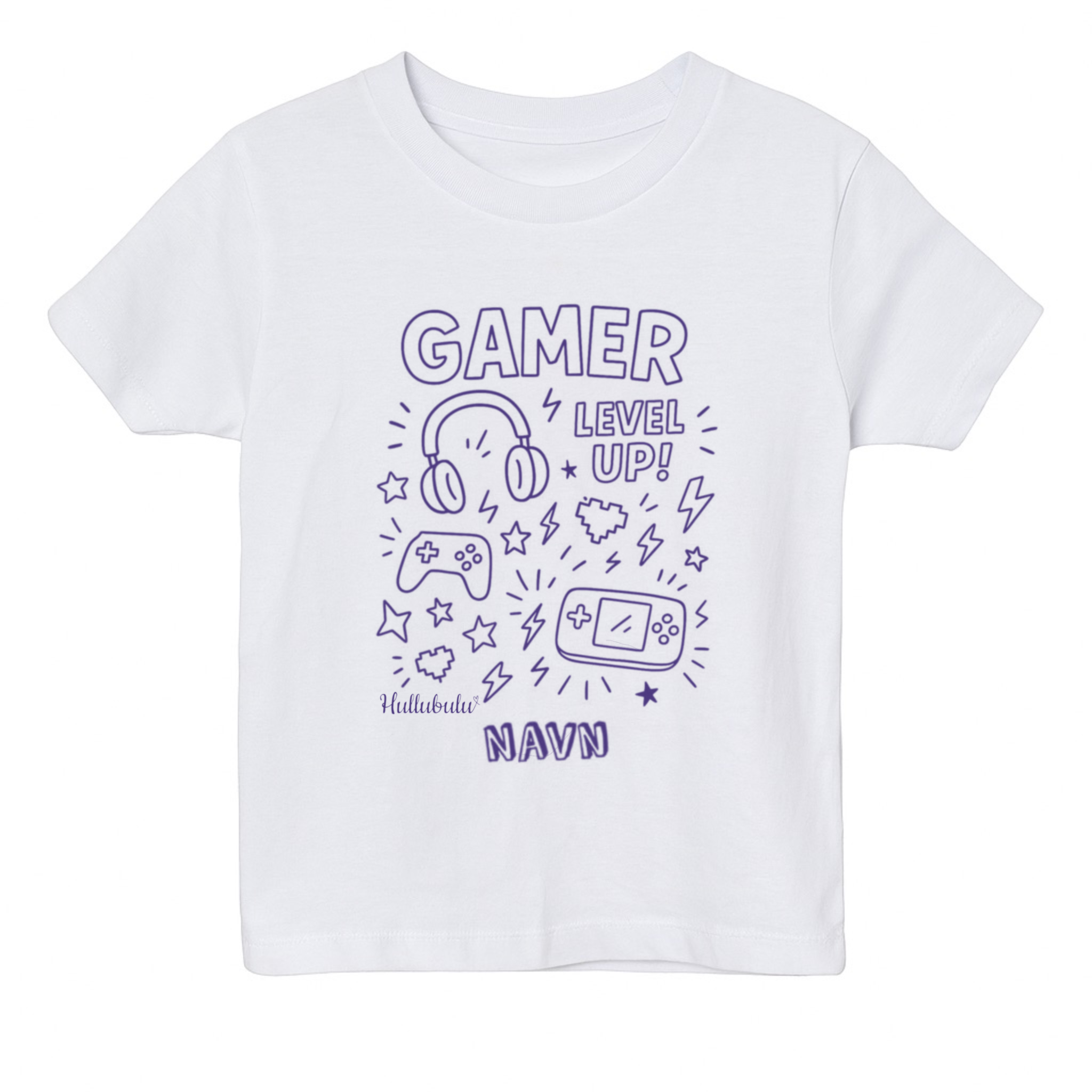 Farvelæg t-shirt - Gamer (inkl. tusser)