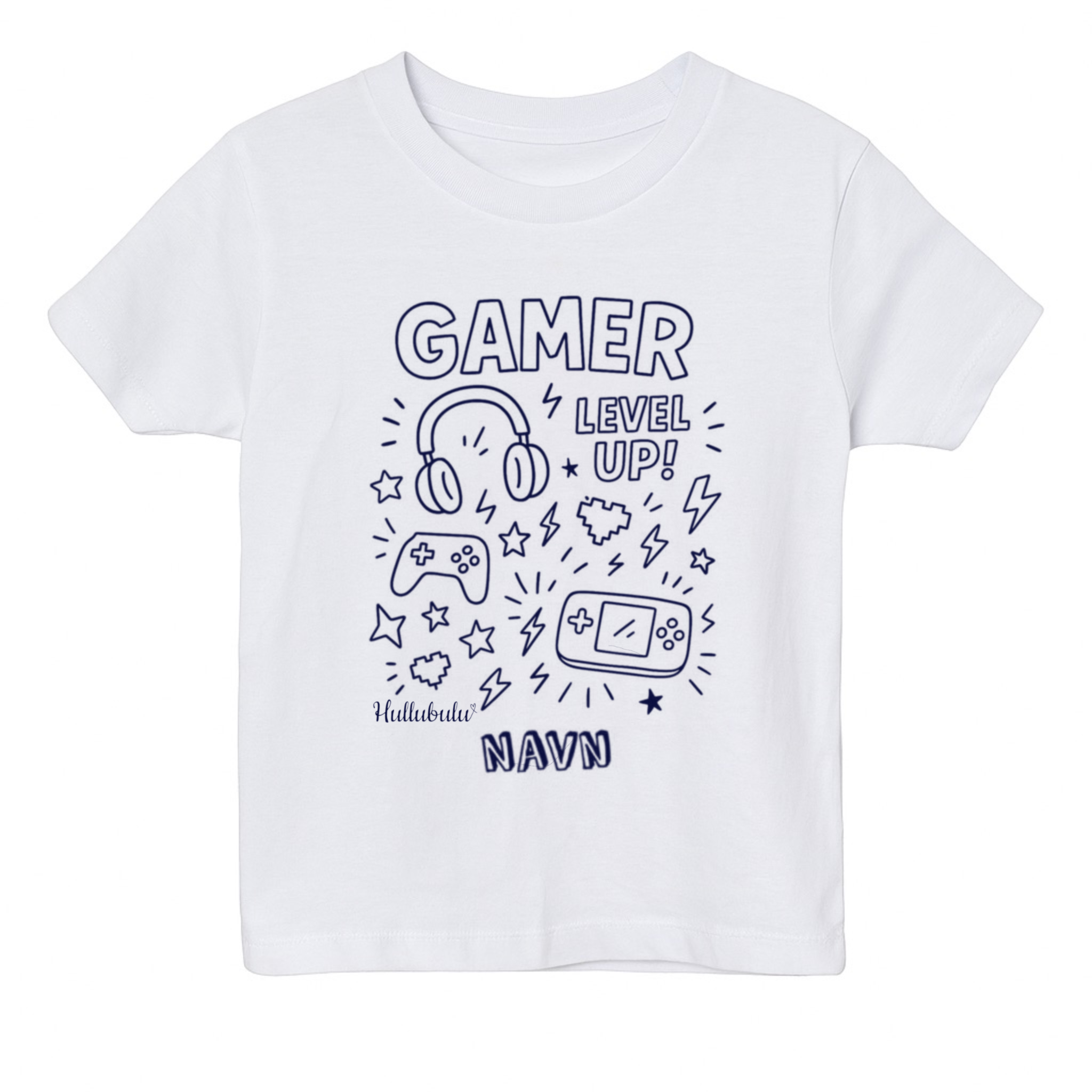 Farvelæg t-shirt - Gamer (inkl. tusser)