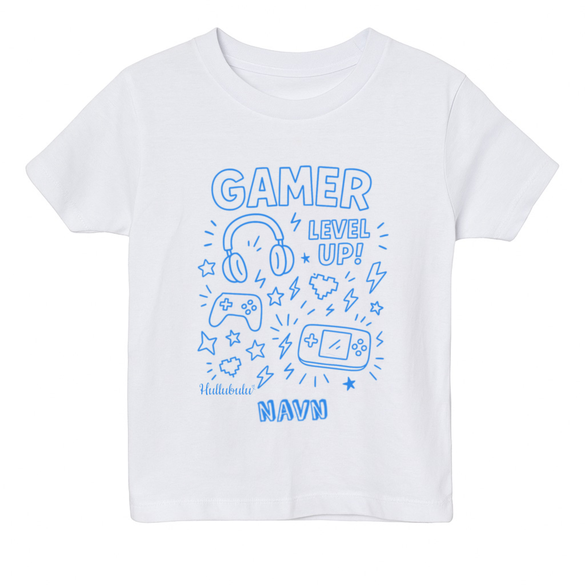 Farvelæg t-shirt - Gamer (inkl. tusser)