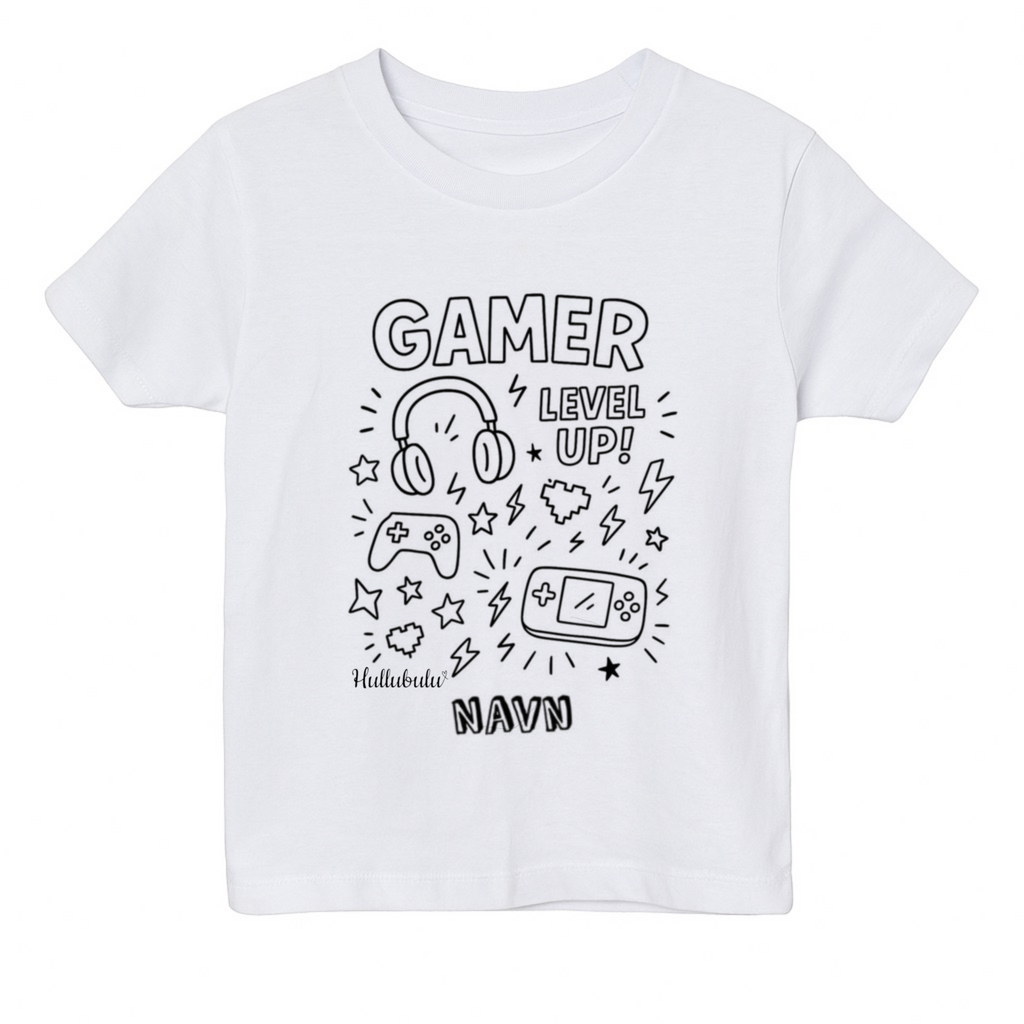 2 stk farvelæg t-shirt med en pakke tusser