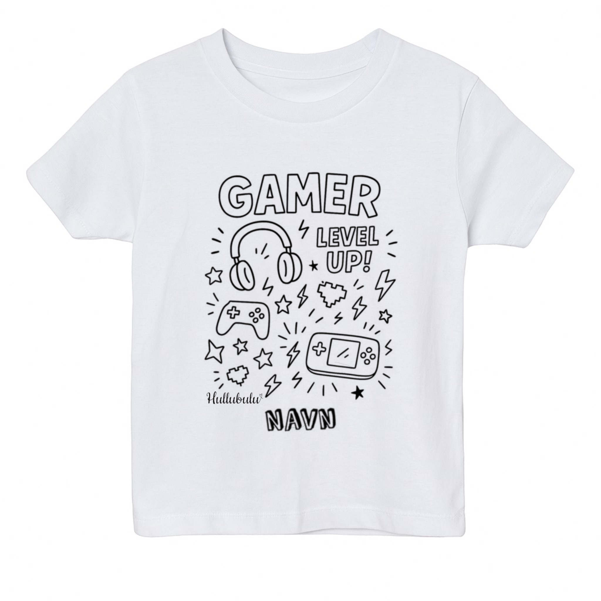 2 stk farvelæg t-shirt med en pakke tusser