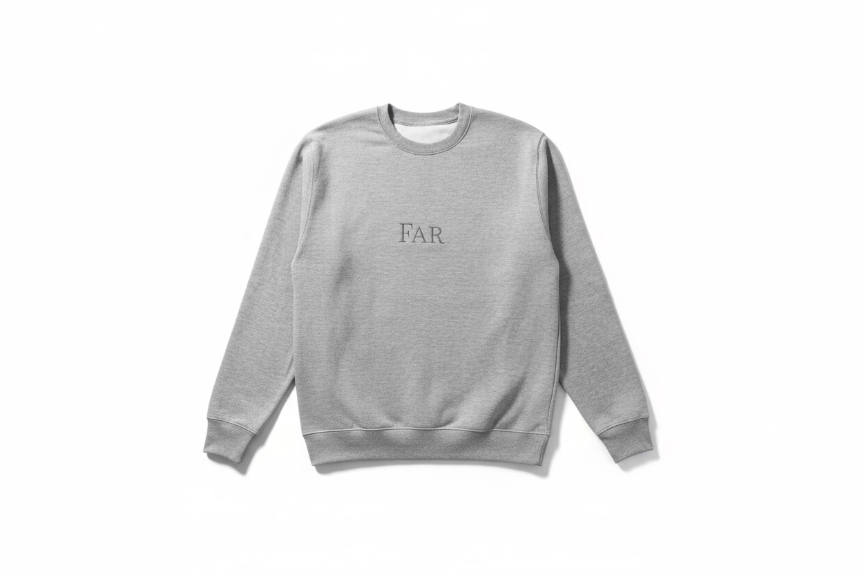 Broderet far sweatshirt