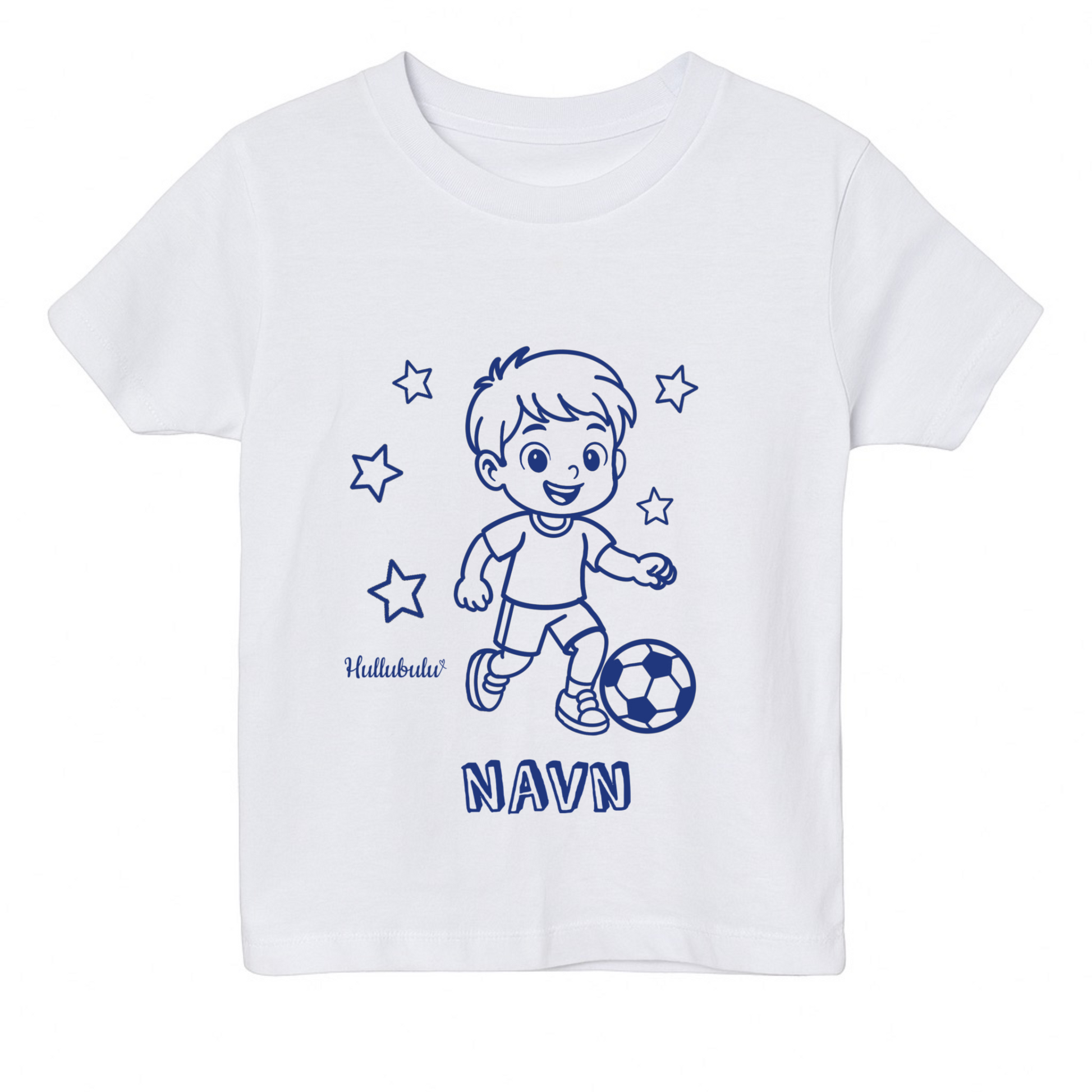 Farvelæg t-shirt - Fodbold dreng (inkl. tusser)