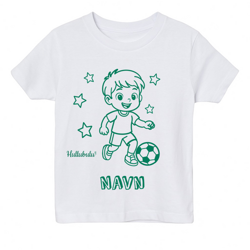 Farvelæg t-shirt - Fodbold dreng (inkl. tusser)