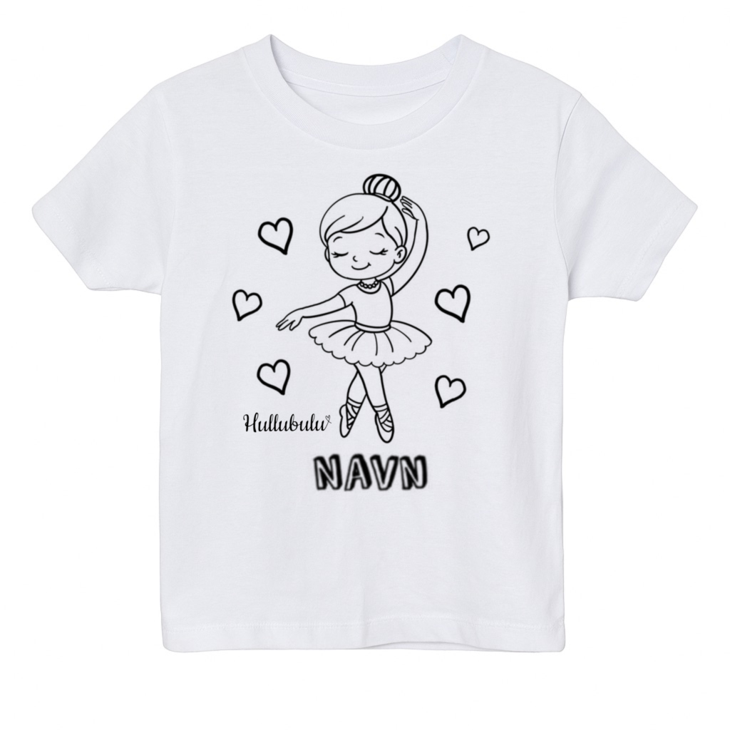 2 stk farvelæg t-shirt med en pakke tusser